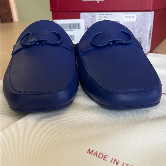 Salvatore Ferragamo Men\'s Royal Blue Slip-Ons main image 5